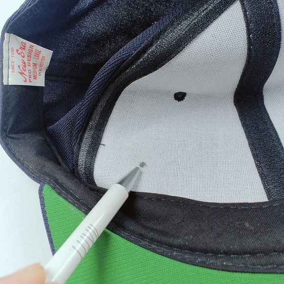 USS Abraham Lincoln CVN 72 Snap Back Medium Large Navy‎ Hat New Era VIP USA Made - Picture 4 of 6